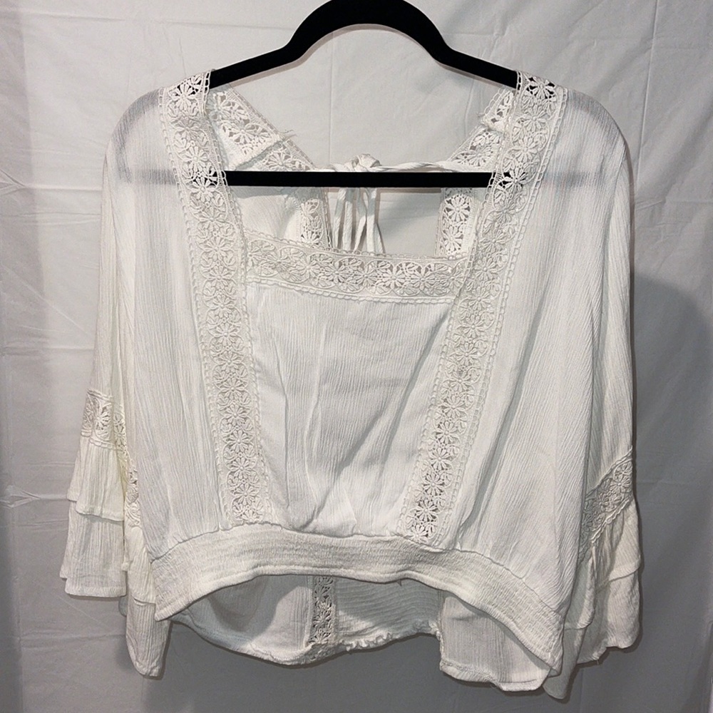 Plus Size Layered Flounce Top